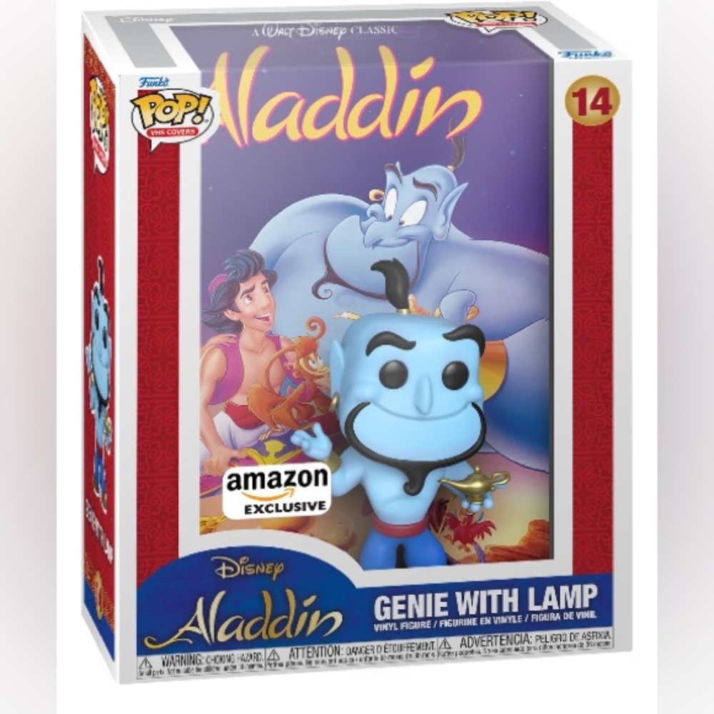 Funko POP! Disney Aladdin
VHS Genie with Lamp
Exclusive #14